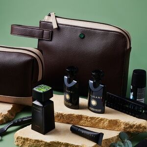 BVLGARI | Emirates First Class Toiletry Pouch for Men